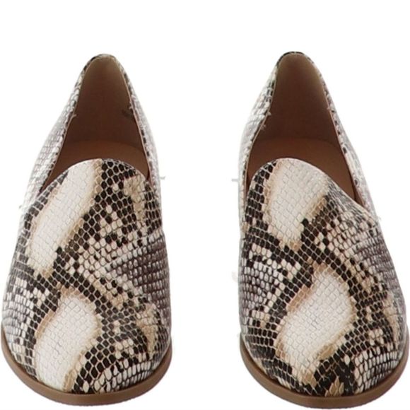 Journee Collection Shoes - Journee Collection Tru Comfort Foam Taite Sliver Wedge Snake 7.5 128-3367